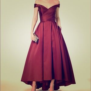 Macy’s Xscape Burgundy Gown size 12